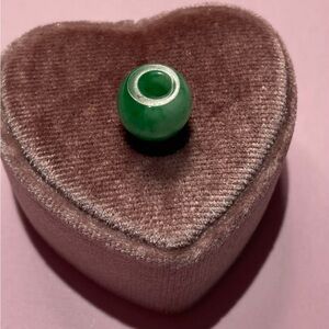 Elegant Jade Spacer Charm